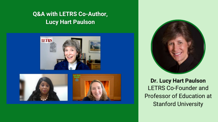 Q&A with LETRS Co-Author, Lucy Hart Paulson