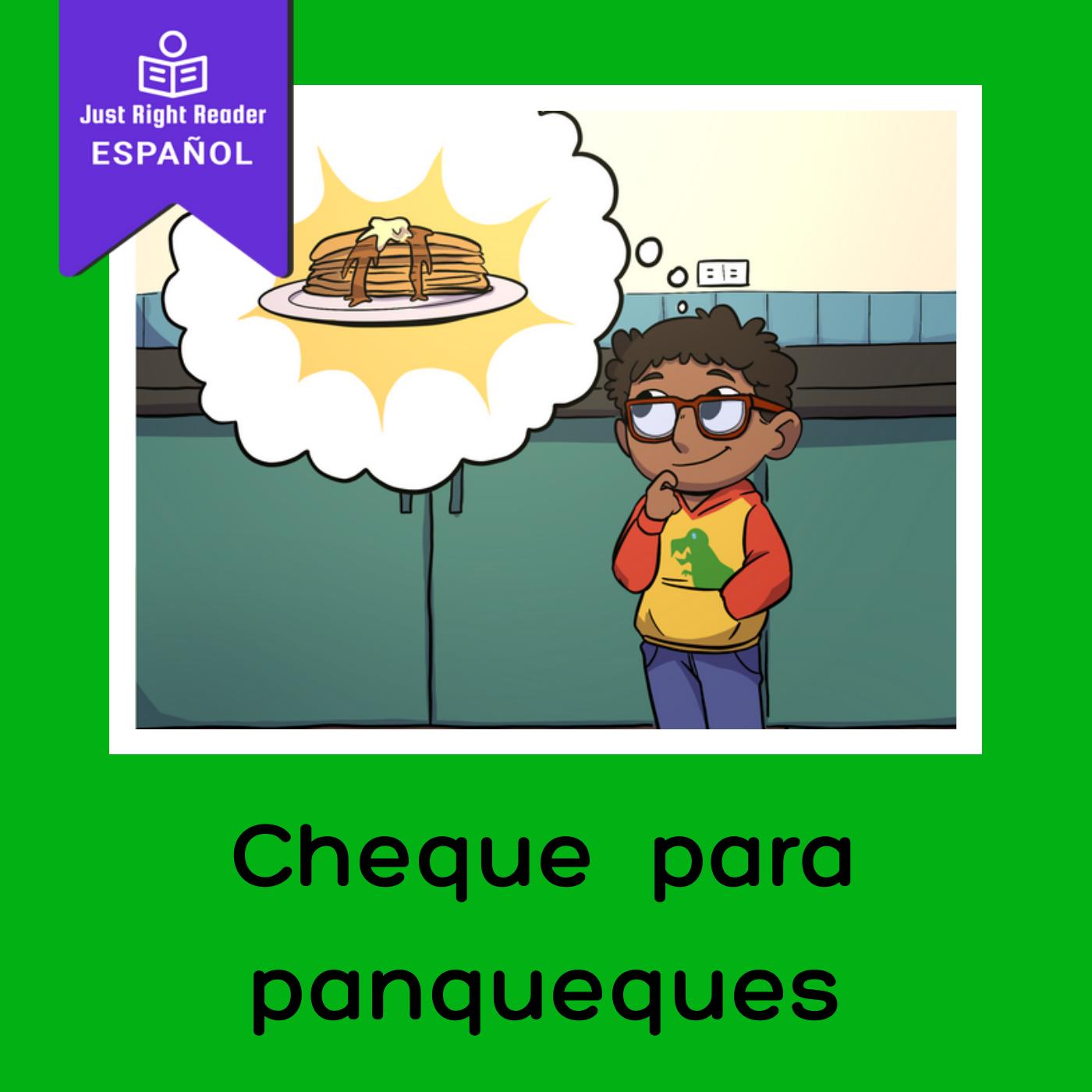 Cheque para panqueques - Just Right Reader