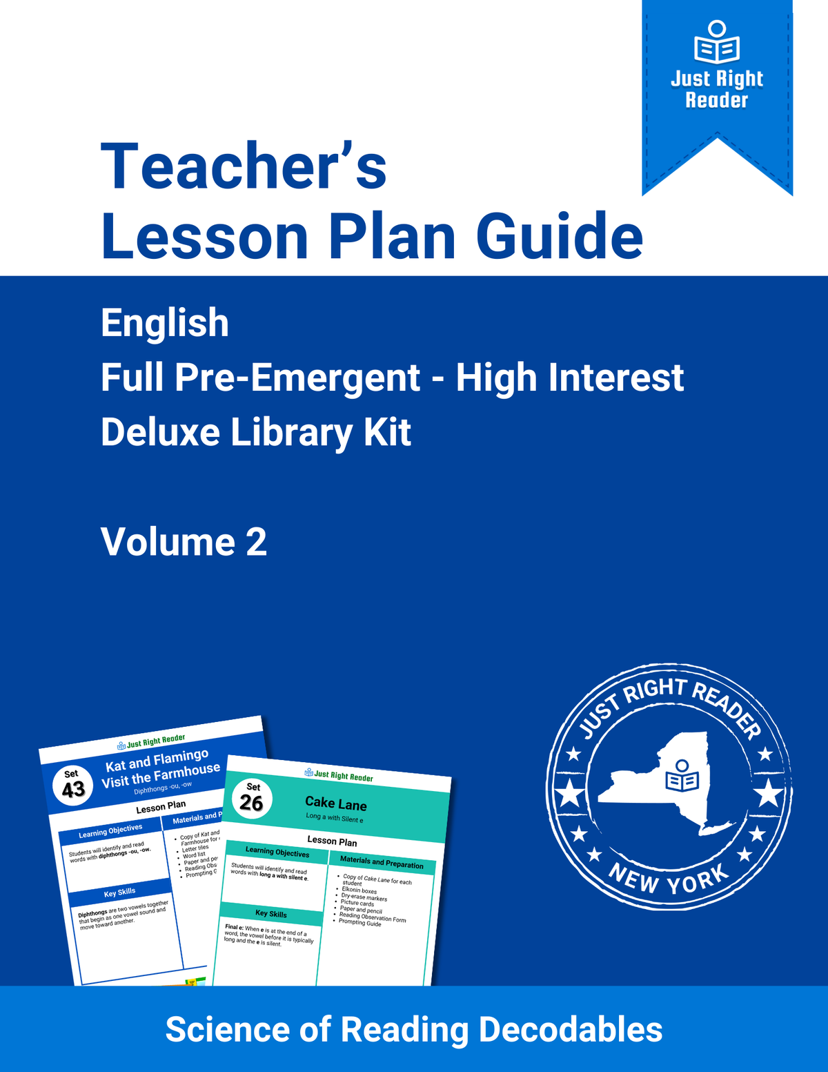 Teacher Guide - Full Pre-Emergent - High Interest Deluxe Library Volume 2