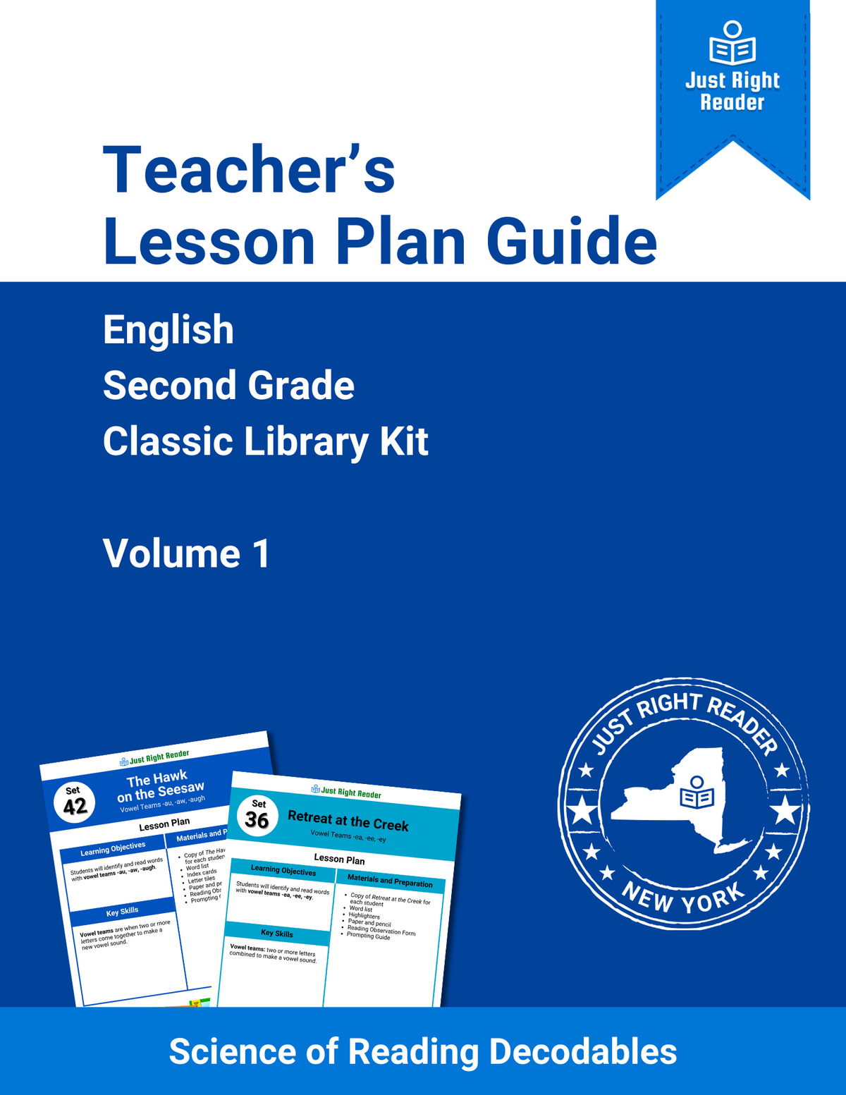 Second Class Library Teacher Guide - 2nd Grade Classic Library Volume 1 | Just Right Reader