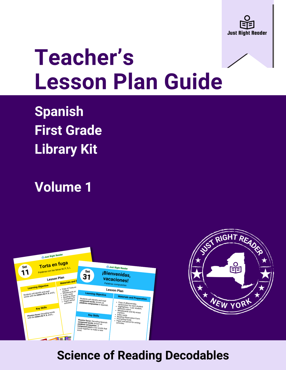 Teacher Guide - Spanish 1st Grade Library Volume 1