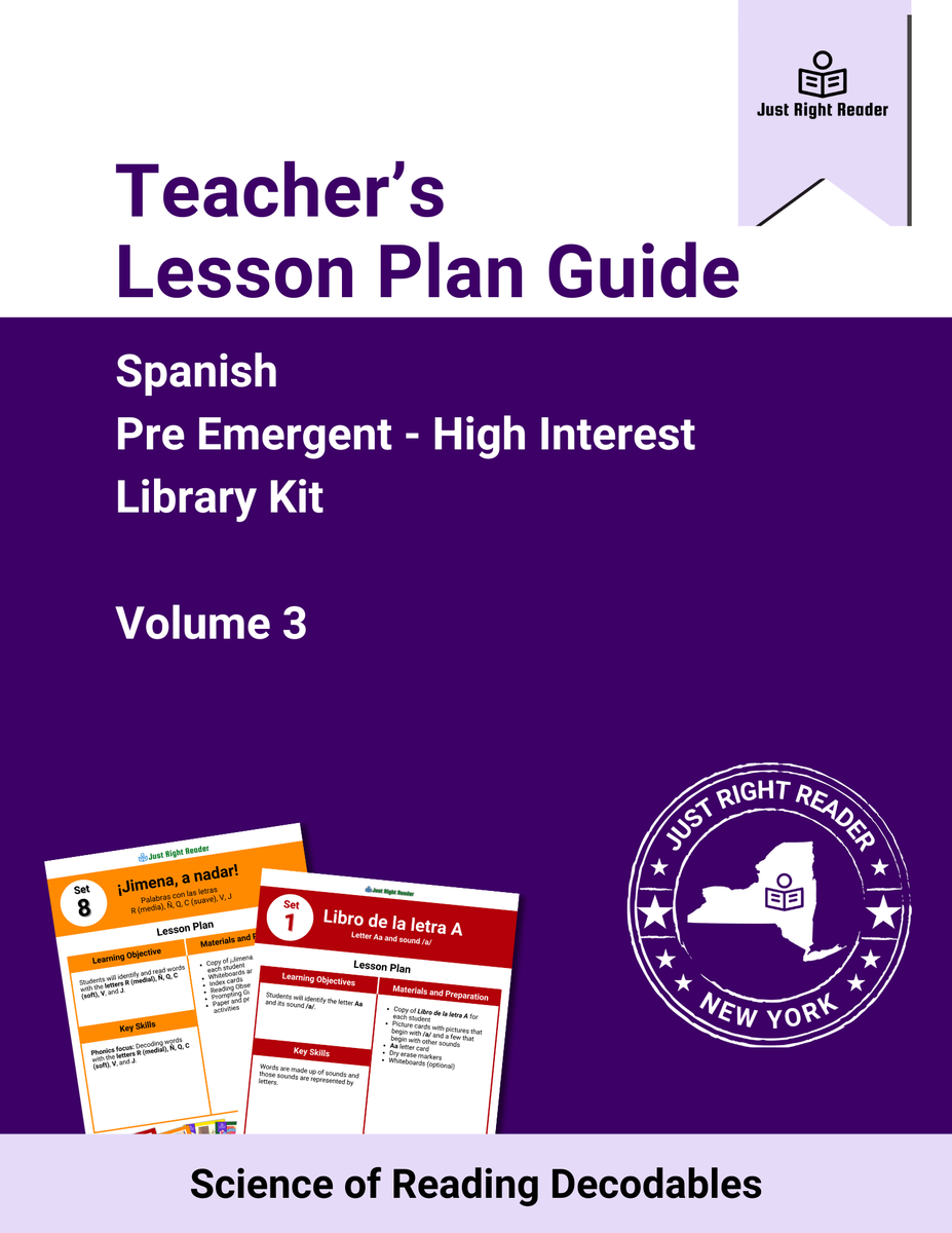 Teacher Guide - Spanish Pre-Emergent - High Interest Library Volume 3 ...