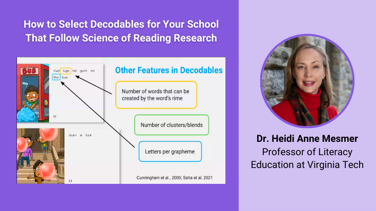 How to Select Decodable for Your School That Follow Science of Reading Research