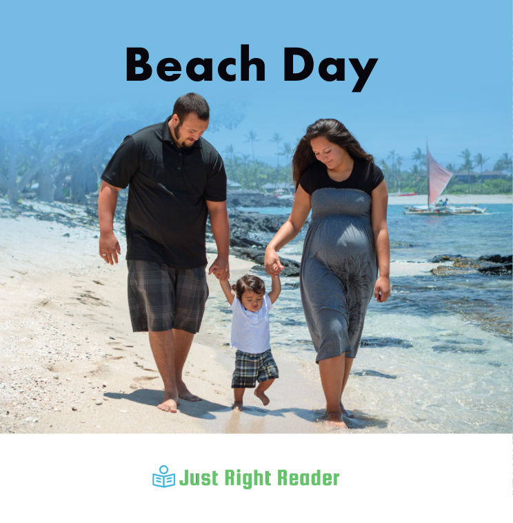 Beach Day - Just Right Reader