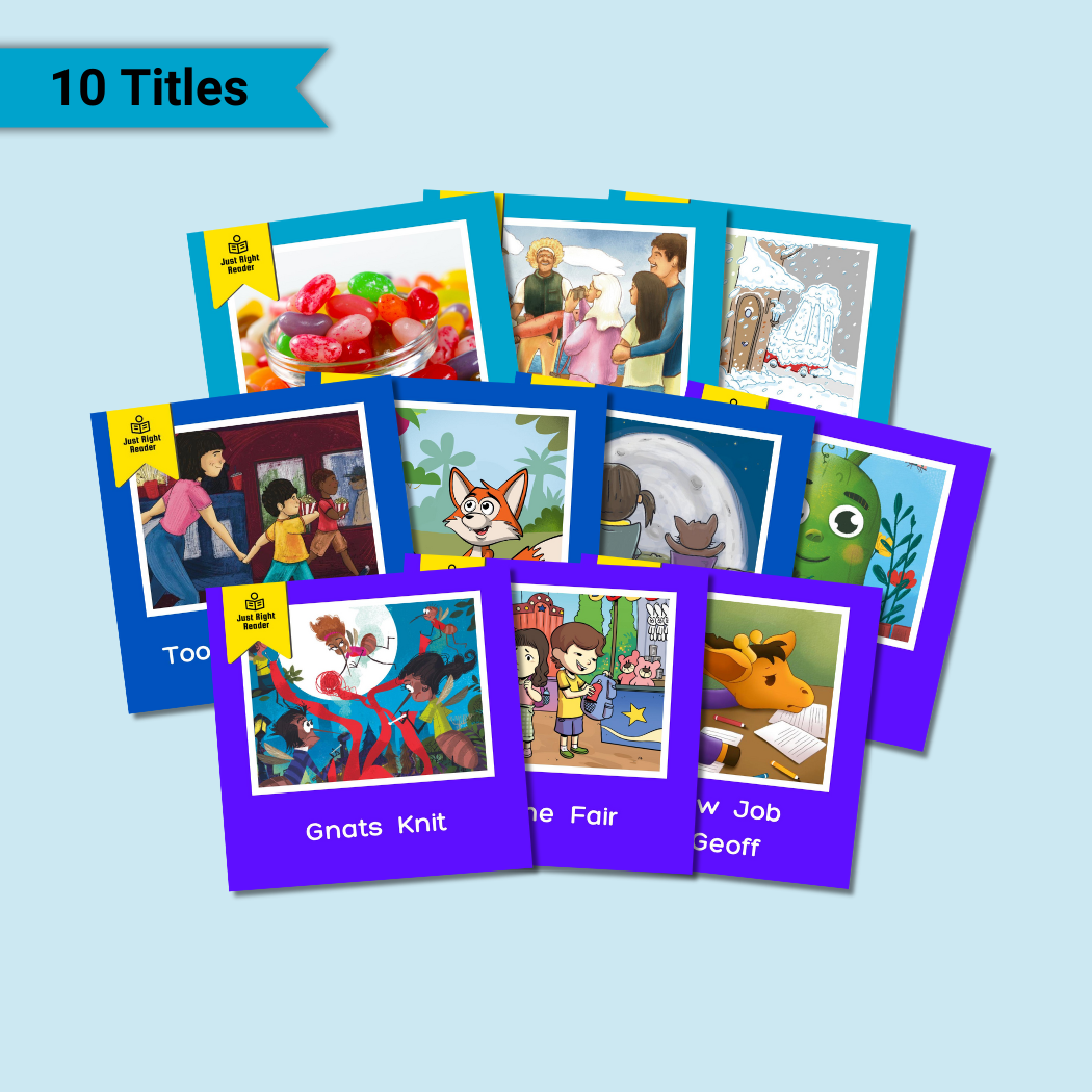 2nd Grade Starter Library, 2024-2025 Edition: English, 10 titles, 10 books - Just Right Reader