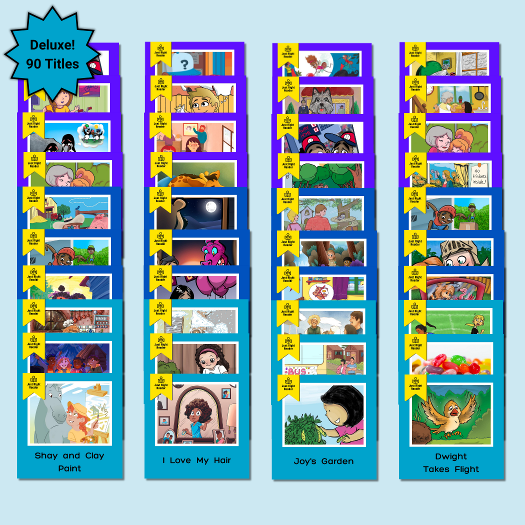 2nd Grade Deluxe Library, 2024-2025 Edition: English, 90 titles, 90 books - Just Right Reader