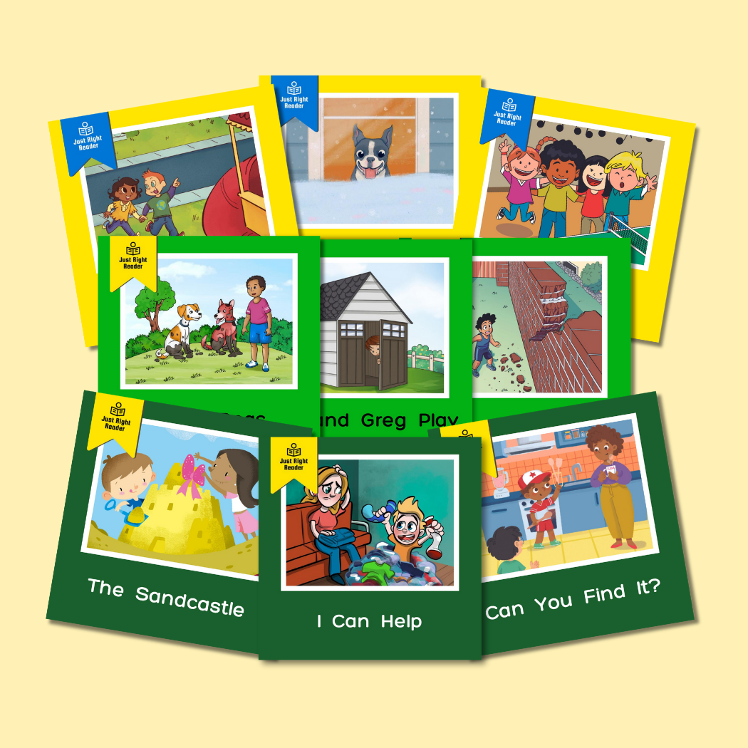 1st Grade New Release Expansion Library, 2024-2025: English, 42 titles, 42 books - Just Right Reader