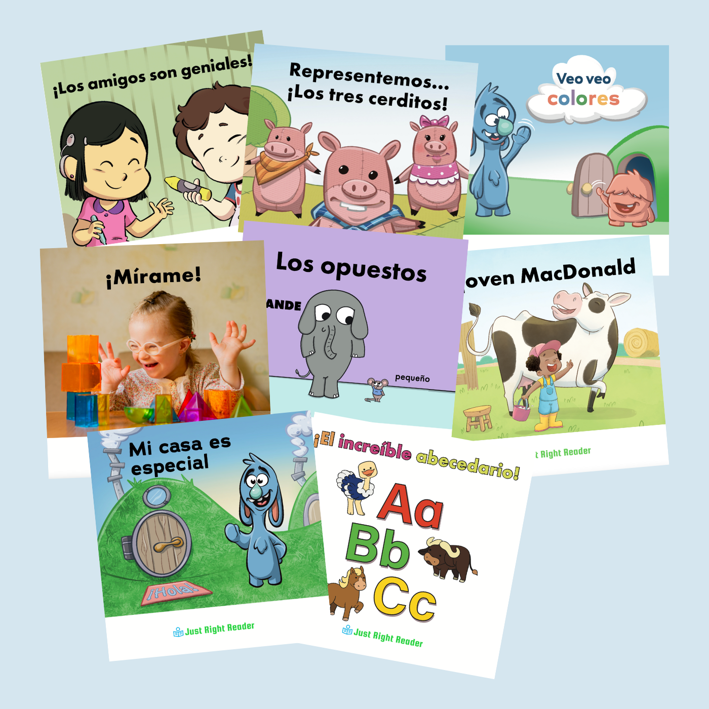 Board Books, 24-36 Months - Spanish: 12 books - Just Right Reader