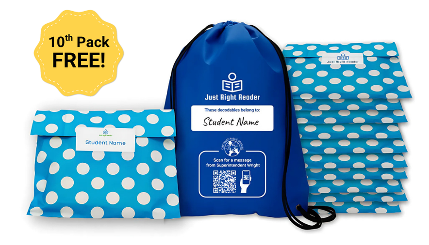 9 Take-Everywhere Literacy Packs™ - 10th Pack Free!