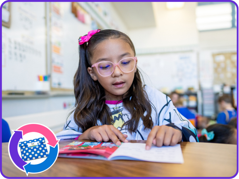 Personalized decodable book packs used for reading intervention