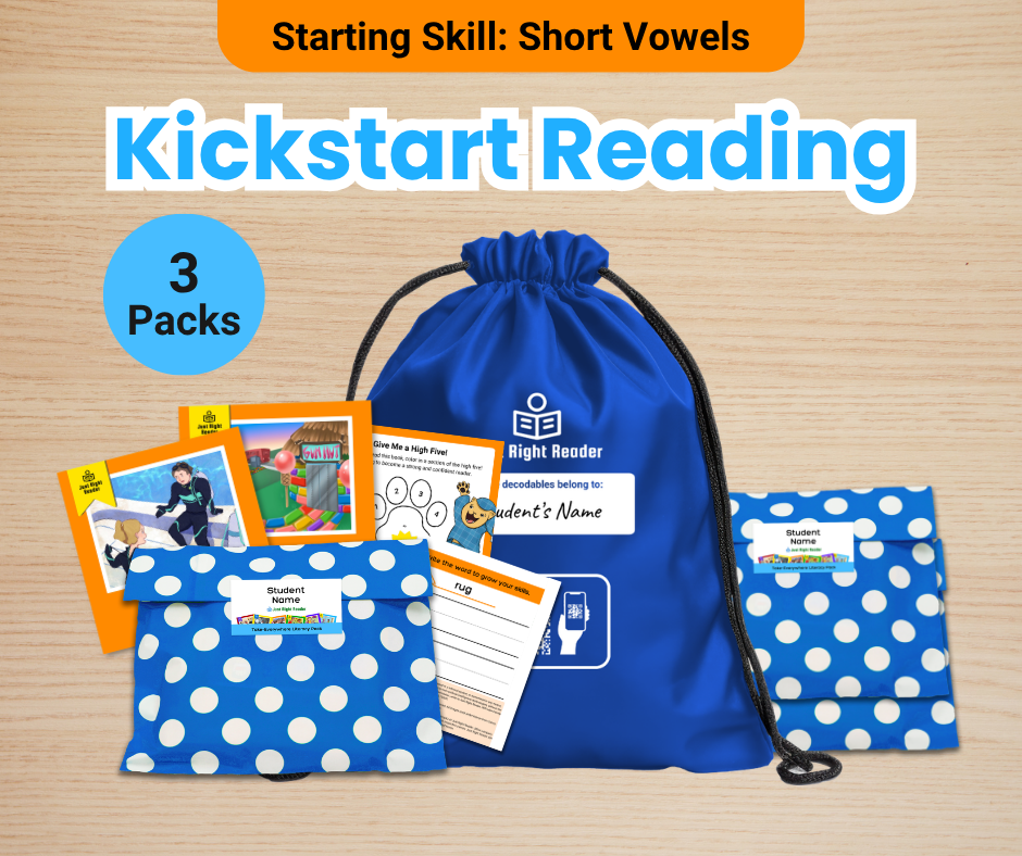 DoED Literacy Toolkit - Starting Skill: Short Vowels - 3 Packs