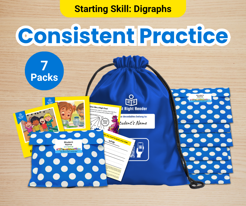 DoED Literacy Toolkit - Starting Skill: Digraphs - 7 Packs