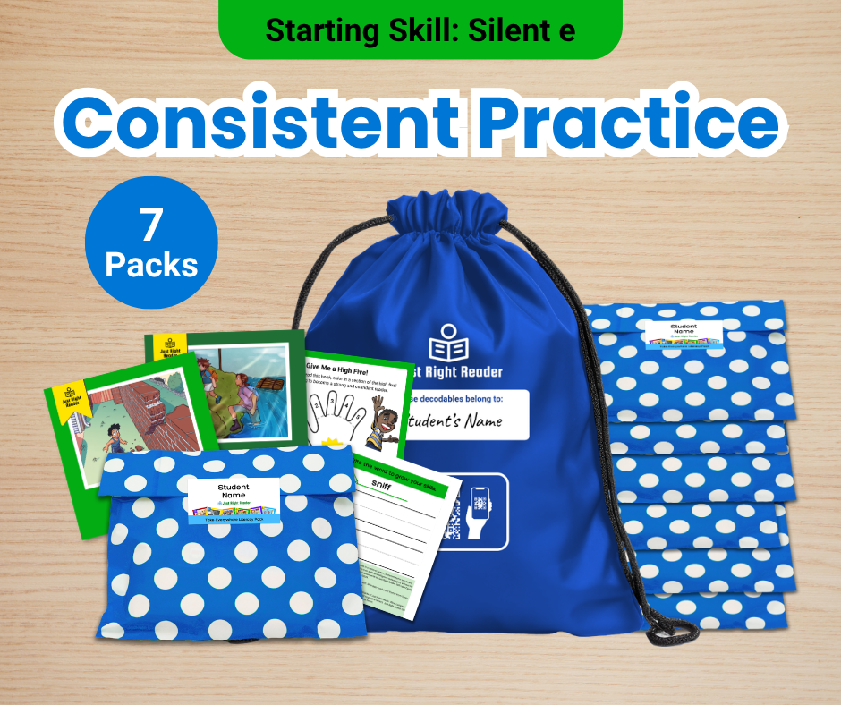 DoED Literacy Toolkit - Starting Skill: Silent e - 7 Packs