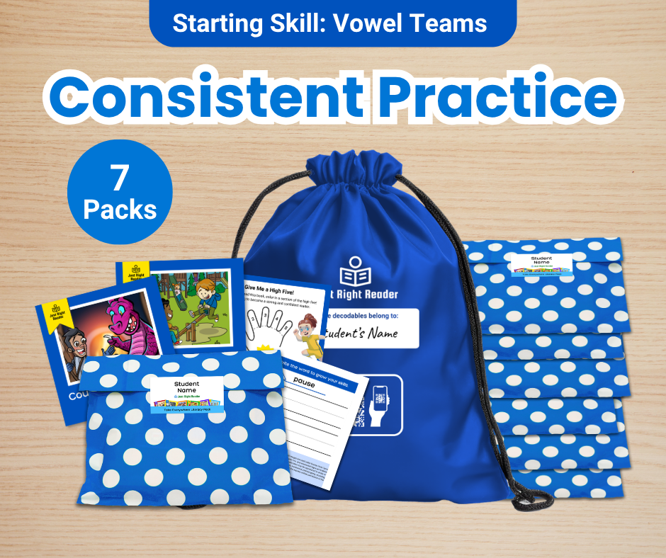 DoED Literacy Toolkit - Starting Skill: Vowel Teams - 7 Packs