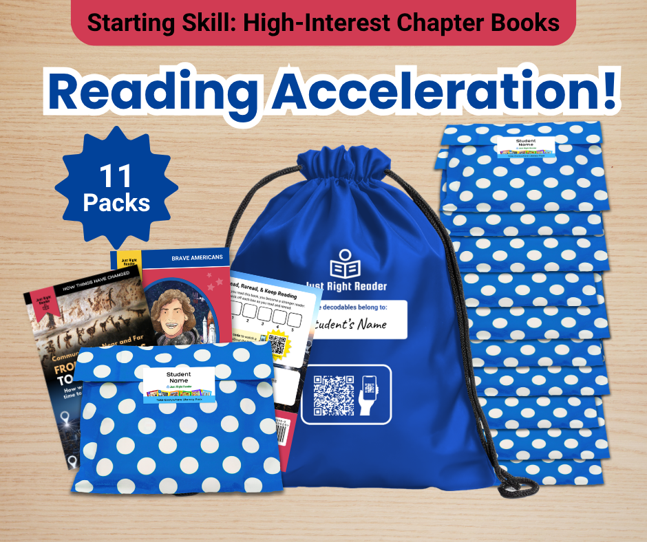DoED Literacy Toolkit - Starting Skill: High-Interest Chapter Books - 11 Packs