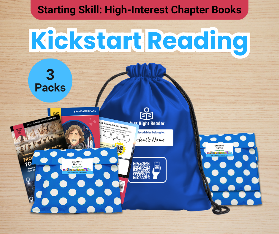 DoED Literacy Toolkit - Starting Skill: High-Interest Chapter Books - 3 Packs