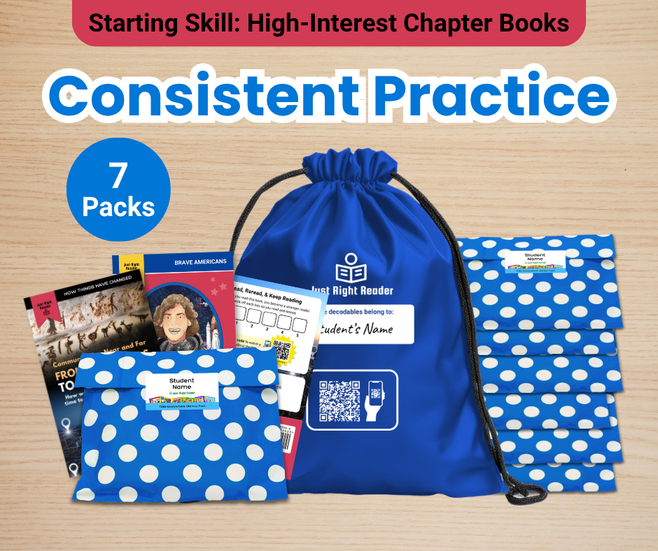 DoED Literacy Toolkit - Starting Skill: High-Interest Chapter Books - 7 Packs