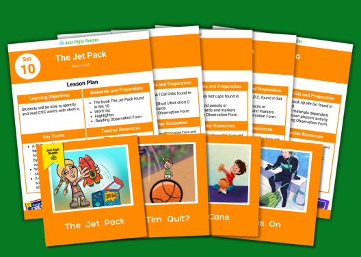 Lesson Plans Just Right Reader