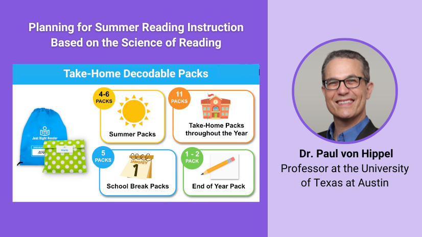 Planning for Summer Reading Instruction Based on the Science of Reading