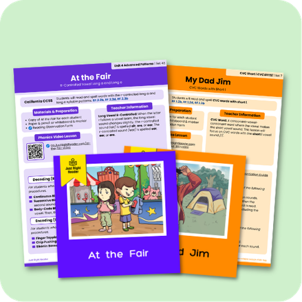 Decodable Book Lessons