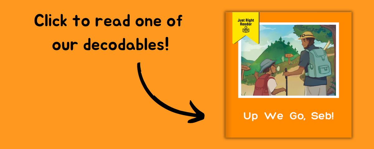 Kindergarten Decodables - Just Right Reader
