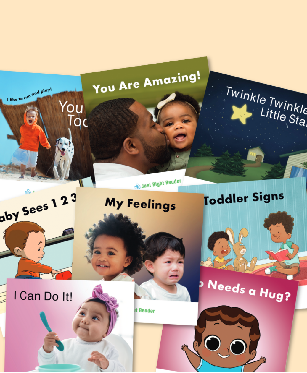 Just Right Reader Board Books™, 12-24 Months - Just Right Reader